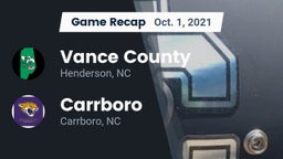Recap: Vance County  vs. Carrboro  2021