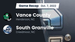 Recap: Vance County  vs. South Granville  2022