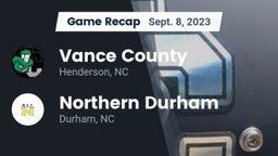 Recap: Vance County  vs. Northern Durham  2023