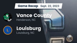 Recap: Vance County  vs. Louisburg  2023