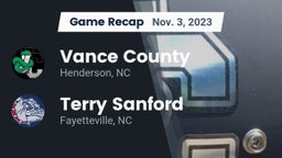 Recap: Vance County  vs. Terry Sanford  2023