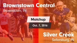 Matchup: Brownstown Central vs. Silver Creek  2016