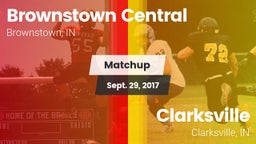 Matchup: Brownstown Central vs. Clarksville  2017
