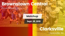 Matchup: Brownstown Central vs. Clarksville  2018
