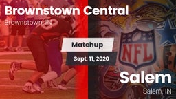 Matchup: Brownstown Central vs. Salem  2020