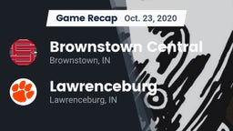 Recap: Brownstown Central  vs. Lawrenceburg  2020
