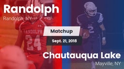 Matchup: Randolph vs. Chautauqua Lake  2018