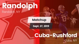 Matchup: Randolph vs. Cuba-Rushford  2019