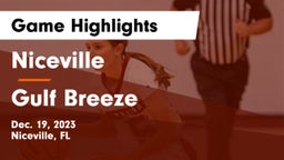 Niceville  vs Gulf Breeze  Game Highlights - Dec. 19, 2023