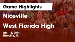 Niceville  vs West Florida High Game Highlights - Jan. 11, 2024