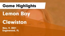Lemon Bay  vs Clewiston  Game Highlights - Nov. 9, 2021