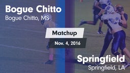 Matchup: Bogue Chitto vs. Springfield  2016