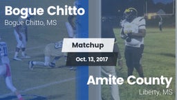 Matchup: Bogue Chitto vs. Amite County  2017
