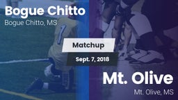 Matchup: Bogue Chitto vs. Mt. Olive  2018