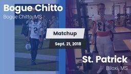 Matchup: Bogue Chitto vs. St. Patrick  2018