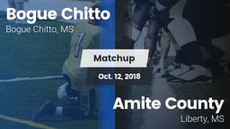 Matchup: Bogue Chitto vs. Amite County  2018
