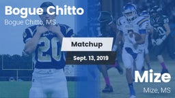 Matchup: Bogue Chitto vs. Mize  2019