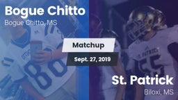 Matchup: Bogue Chitto vs. St. Patrick  2019