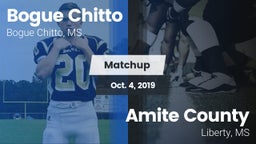 Matchup: Bogue Chitto vs. Amite County  2019