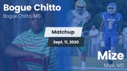 Matchup: Bogue Chitto vs. Mize  2020