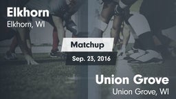 Matchup: Elkhorn vs. Union Grove  2016