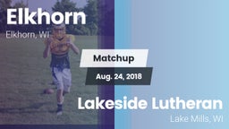 Matchup: Elkhorn vs. Lakeside Lutheran  2018