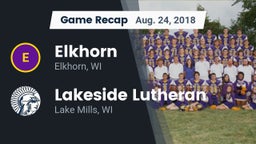 Recap: Elkhorn  vs. Lakeside Lutheran  2018