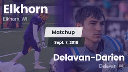 Matchup: Elkhorn vs. Delavan-Darien  2018