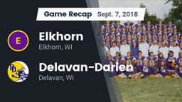 Recap: Elkhorn  vs. Delavan-Darien  2018