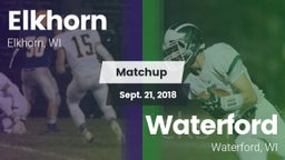 Matchup: Elkhorn vs. Waterford  2018