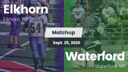 Matchup: Elkhorn vs. Waterford  2020