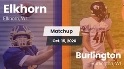 Matchup: Elkhorn vs. Burlington  2020