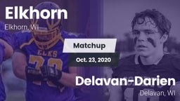 Matchup: Elkhorn vs. Delavan-Darien  2020