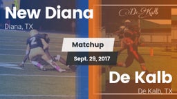 Matchup: New Diana vs. De Kalb  2017