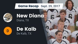 Recap: New Diana  vs. De Kalb  2017