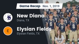 Recap: New Diana  vs. Elysian Fields  2019