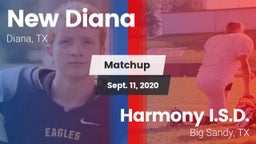 Matchup: New Diana vs. Harmony I.S.D. 2020