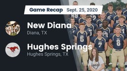Recap: New Diana  vs. Hughes Springs  2020