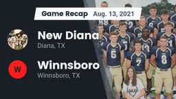 Recap: New Diana  vs. Winnsboro  2021