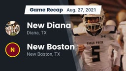 Recap: New Diana  vs. New Boston  2021