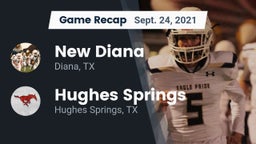 Recap: New Diana  vs. Hughes Springs  2021
