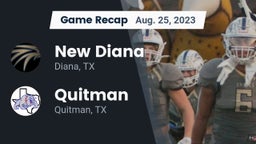 Recap: New Diana  vs. Quitman  2023