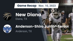 Recap: New Diana  vs. Anderson-Shiro Junior-Senior  2023