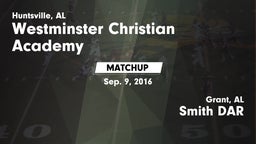 Matchup: Westminster Christia vs. Smith DAR  2016