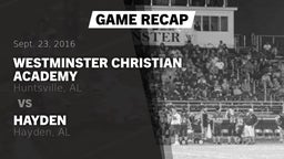 Recap: Westminster Christian Academy vs. Hayden  2016