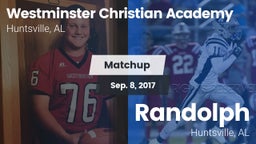 Matchup: Westminster Christia vs. Randolph  2017