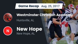 Recap: Westminster Christian Academy vs. New Hope  2017