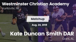 Matchup: Westminster Christia vs. Kate Duncan Smith DAR  2018