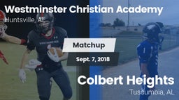 Matchup: Westminster Christia vs. Colbert Heights  2018