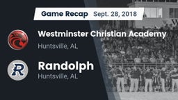 Recap: Westminster Christian Academy vs. Randolph  2018